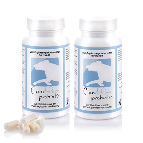 CaniMove probiotic | Doppelpack mit 200 Kapseln | Darmbakterien speziell für Hunde | Bazillus velezensis, Enterococcus faecium, Lactobacillus acidophilus CaniMove probiotic | Doppelpack mit 200 Kapseln | Darmbakterien speziell für Hunde | Bazillus velezensis, Enterococcus faecium, Lactobacillus acidophilus von CaniMove