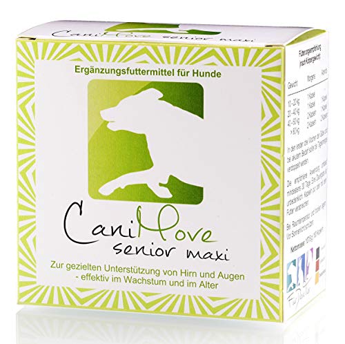 CaniMove Senior Maxi (100 Kapseln), Ergänzungsfuttermittel zur Versorgung von Augen und Gehirn im Alter mit DHA und Mikronährstoffen von CaniMove