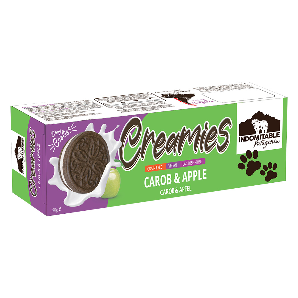Caniland Creamies Carob & Apfel - Sparpaket: 3 x 120 g von Caniland