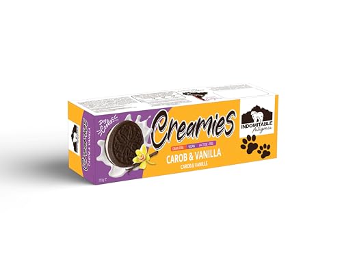 Caniland Creamies - Carob & Vanille Hundekekse | Gebackener Hundekeks mit zarter Füllung, Cookies 1 x 120g von Caniland