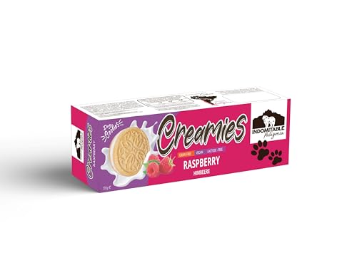 Caniland Creamies - Himbeere Hundekekse | Gebackener Hundekeks mit zarter Füllung, Cookies 1 x 120g von Caniland