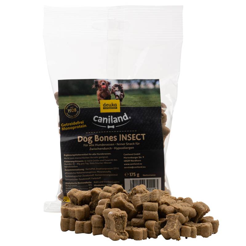 Caniland Dog Bones Insect - 175 g von Caniland