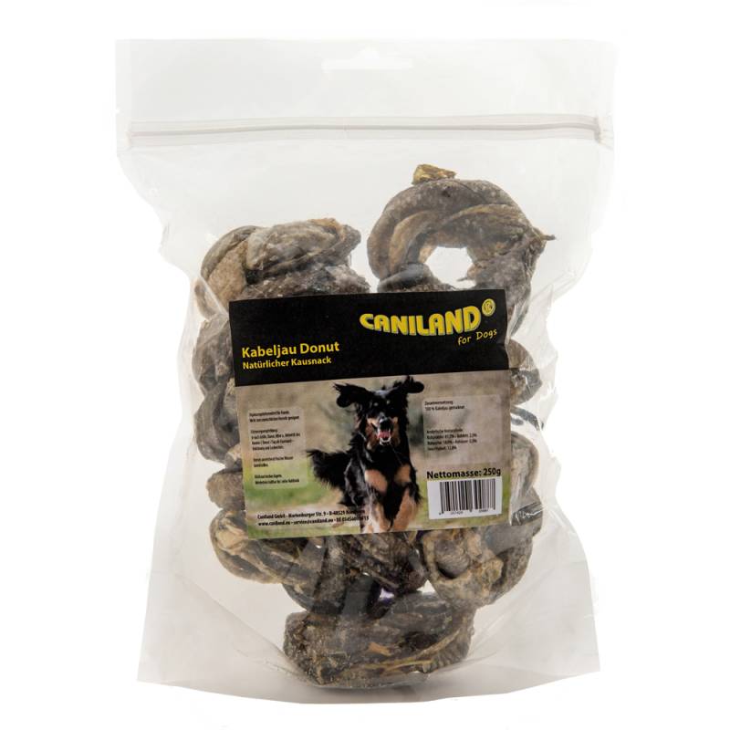 Caniland Kabeljau Donut - Sparpaket: 6 x 250 g von Caniland