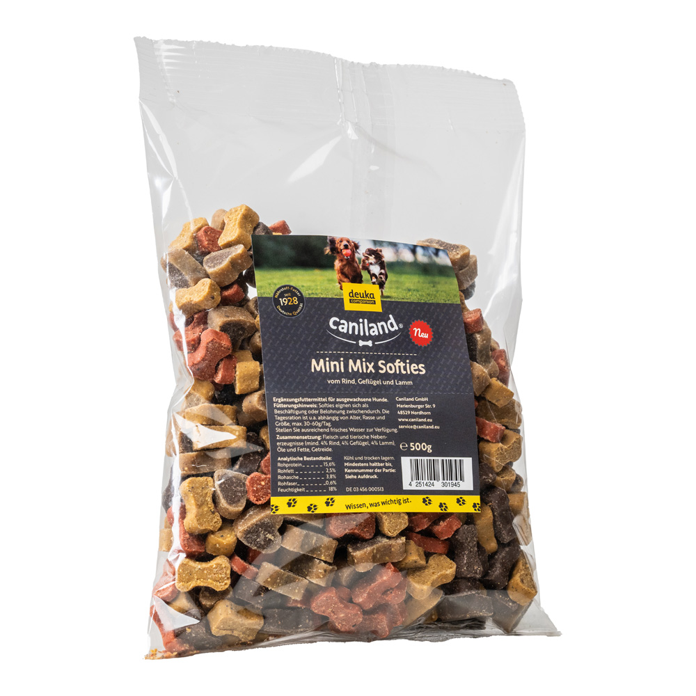 Caniland Mini Mix Softies - Sparpaket: 2 x 500 g von Caniland