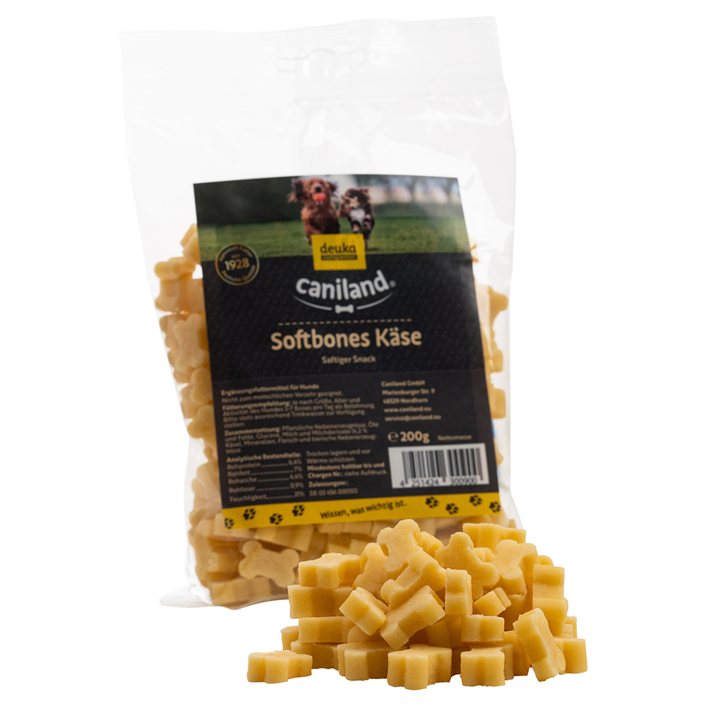 Caniland Softbones Käse - Sparpaket: 3 x 200 g Caniland Softbones Käse - Sparpaket: 3 x 200 g von Caniland
