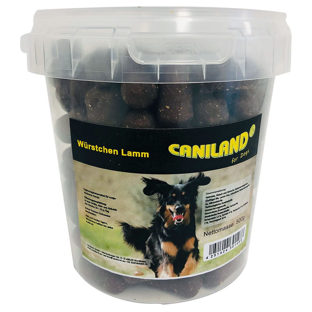 Caniland Würstchen Lamm mit Raucharoma  - 500 g von Caniland