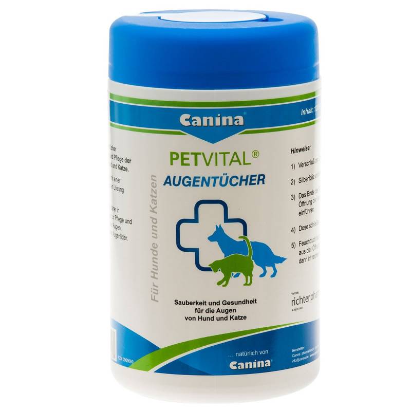 Canina PETVITAL Augentücher 120 Stück von Canina Pharma