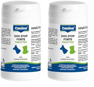 Canina 14230 9 Dog-Stop forte Tabletten, 60St (Packung mit 2) von Canina