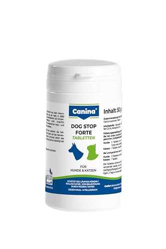 Canina 14230 9 Dog-Stop forte Tabletten, 60St von Canina