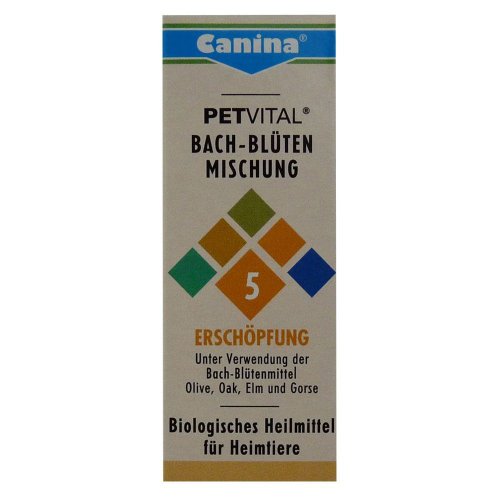 Canina 71440 7 Petvital Bachblüten Nr. 5 Erschöpfung 10 g - für Tiere Canina 71440 7 Petvital Bachblüten Nr. 5 Erschöpfung 10 g - für Tiere von Canina