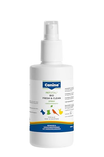 Canina 74009 3 Bio Fresh und Clean Spray, 500 ml, reinigt und bekämpft unangenehme Gerüche von Canina