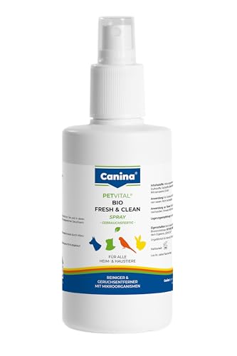 Canina 74009 3 Bio Fresh und Clean Spray, 500 ml, reinigt und bekämpft unangenehme Gerüche von Canina