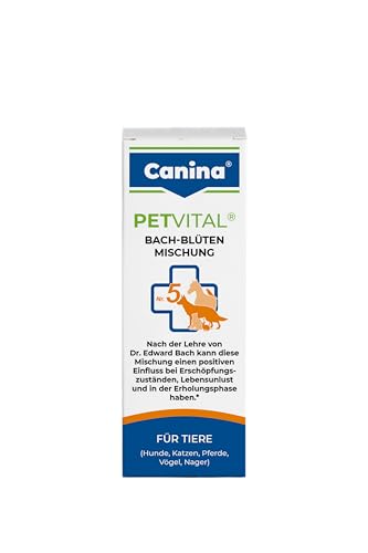 Canina PETVITAL Bach-Blüten No. 5, 1er Pack (1 x 10 g), 70005 9, weiß von Canina