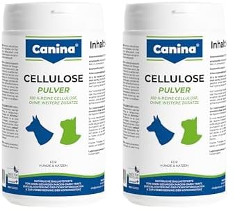 Canina Cellulose Pulver, Mix, 2er Pack (1 x 400 g) von Canina