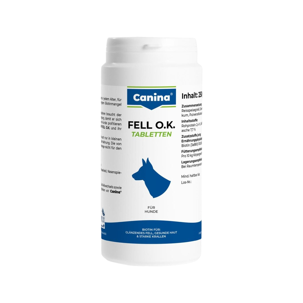 Canina Fell O.K. Tabletten - 250 g Canina Fell O.K. Tabletten - 250 g von Canina