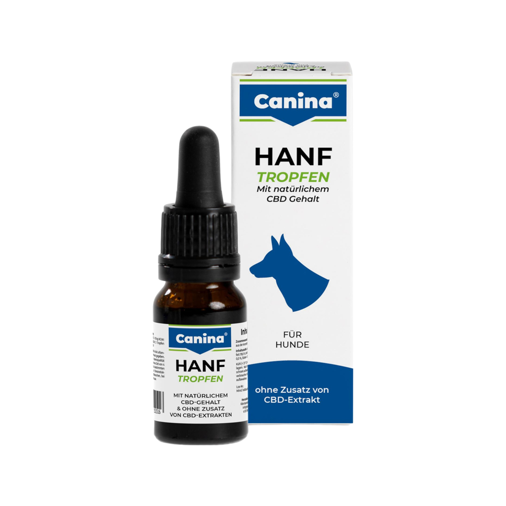 Canina Hanf-Tropfen mit natürlichem CBD - 10 ml von Canina