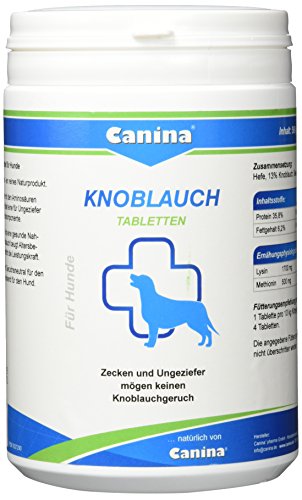 Canina Knoblauch Tabletten 560 g für Hunde, 140 Stück (1er Pack) von Canina