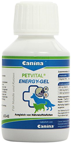 Canina Petvital Energy-Gel 100g, gelblich von Canina