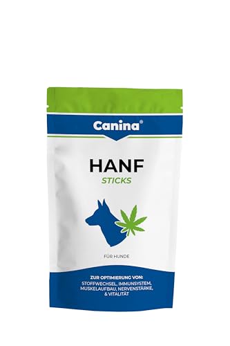 Canina Pharma Hanf Sticks Canina Gesunder Snack für Zwischendurch, 200 g, neutral von Canina