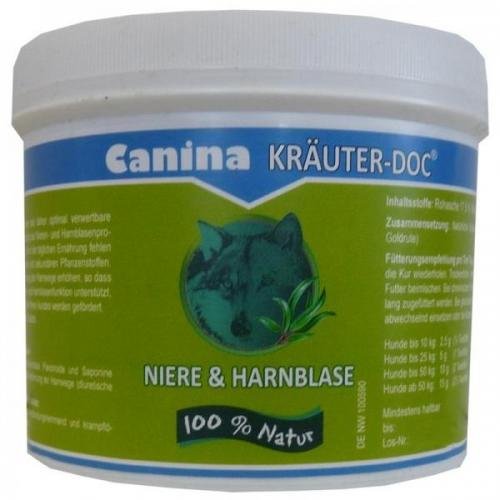Canina Pharma KRÄUTER-DOC Niere & Harnblase 150 g, Hundepflege, Tierpflege von Canina