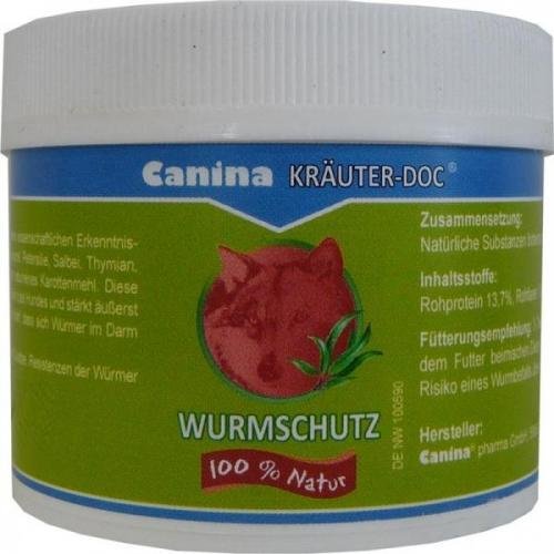 Canina Pharma KRÄUTER-DOC Wurmschutz 25g, Hundepflege, Tierpflege von Canina