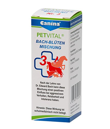Canina Pharma Petvital Bachblüten Nr. 3 - Aggression 10g-1PACK von Canina