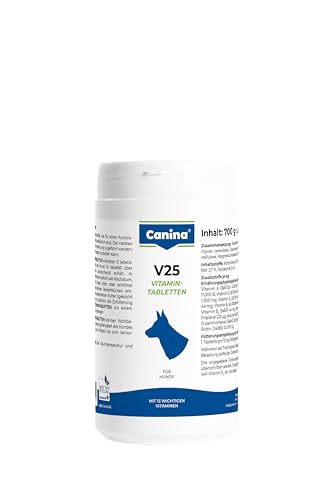 Canina V25 Vitamintabletten, (1 x 0.7 kg), 700 Stück (1er Pack) von Canina