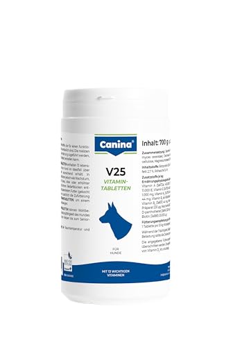 Canina V25 Vitamintabletten, (1 x 0.7 kg), 700 Stück (1er Pack) von Canina