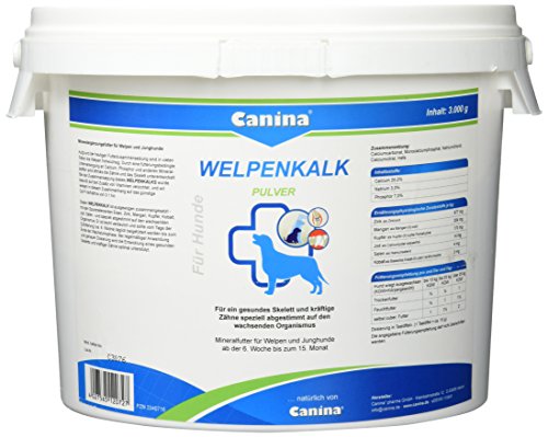 Canina Welpenkalk Pulver, 1er Pack (1 x 3 kg) von Canina
