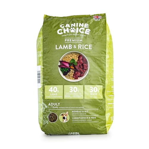 Canine Choice Premium Adult Trockenfutter für Hunde – Lamm & Reis 2kg | 40% Lamm, 30% Reis, hypoallergenes Naturgranulat | Verdauungsschonend, proteinreich, Alleinfuttermittel für ausgewachsene Hunde Canine Choice Premium Adult Trockenfutter für Hunde – Lamm & Reis 2kg | 40% Lamm, 30% Reis, hypoallergenes Naturgranulat | Verdauungsschonend, proteinreich, Alleinfuttermittel für ausgewachsene Hunde von Canine Choice