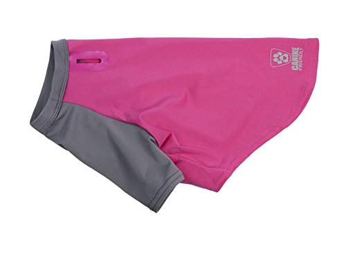 Canine Friendly 66701014 Solis UV Sun Protection Coverup Dog Shirt, XX-Small, Raspberry/Charcoal von Canine Friendly