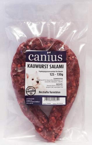 Canius Ringwurst Salami Groß 125g 1 Stück von Canius