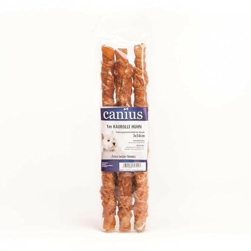 Cani. 1m Kaurolle Hühn. 3x34cm von Canius Snacks