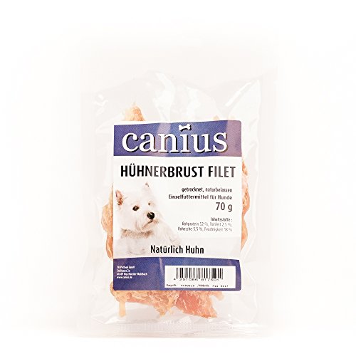 Canius Snacks Cani. Hühnerbrust Filet 70g von Canius