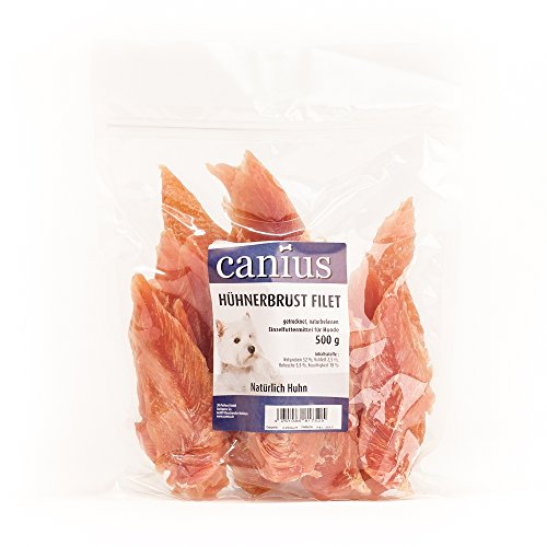 Canius Snacks Cani. Hühnerbrust Filet 500g von Canius