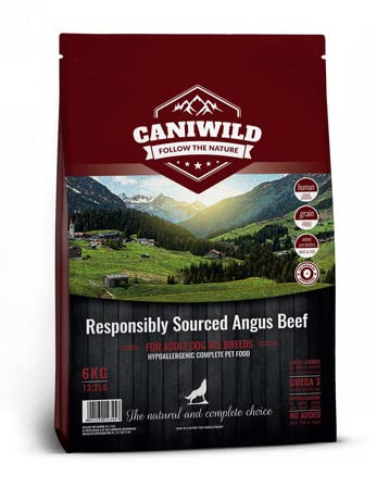 Caniwild Adult Aberdeen Angus Beef | Trockenfutter für Hunde Aller Rassen, Grain Free, Hypoallergenic (6kg) von Caniwild