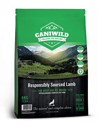 Caniwild Adult Meadow Lamb | Trockenfutter für Hunde Aller Rassen, Grain Free, Hypoallergenic (12kg) von Caniwild