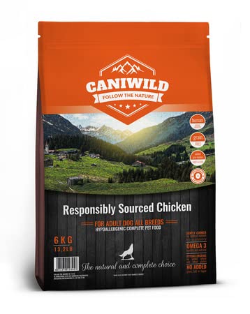 Caniwild Grain-Free Adult Chicken, Hypoallergen mit Hähnchen (12kg) von Caniwild