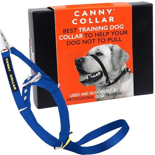 Canny Collar Halsband für Hunde, einfache und effektive Hilfe beim Hundetraining und verhindert das Ziehen von Hunden - Blau von Canny