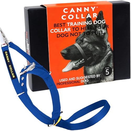 Canny Collar Halsband für Hunde, einfache und effektive Hilfe beim Hundetraining und verhindert das Ziehen von Hunden - Blau von Canny