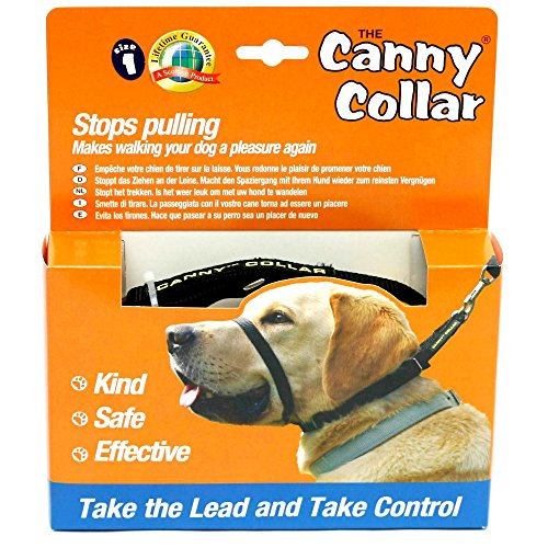 Canny Dog Collar Black Größe 7 von Canny
