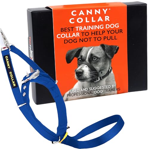 Canny Halsband Blue Gr��e 4 Dog Head Halsband stoppt ziehen Training von Canny