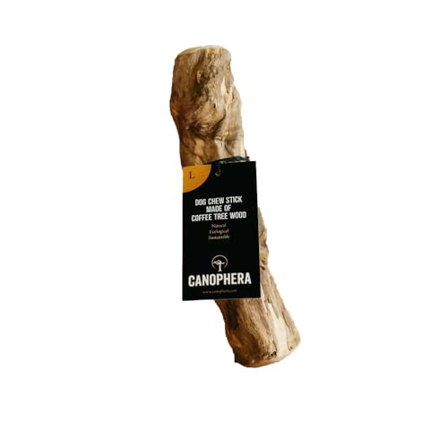 CANOPHERA Original Kaffeeholz Hundekaustab | Natürliches und splitterarmes Hundespielzeug zur Zahnpflege | Nachhaltig, Pflanzlich & Koffeinfrei | Kauholz für Hunde in verschiedenen Größen (L) CANOPHERA Original Kaffeeholz Hundekaustab | Natürliches und splitterarmes Hundespielzeug zur Zahnpflege | Nachhaltig, Pflanzlich & Koffeinfrei | Kauholz für Hunde in verschiedenen Größen (L) von Canophera