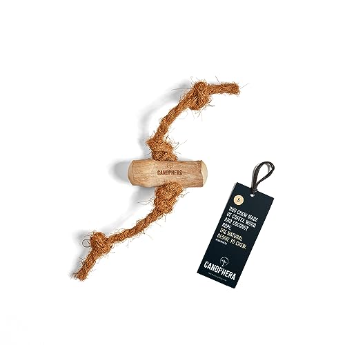 Canophera Hundekauspielzeug aus Kaffeeholz und Kokosseil | Nachhaltiges Hundespielzeug | Zahnpflege (S) Canophera Hundekauspielzeug aus Kaffeeholz und Kokosseil | Nachhaltiges Hundespielzeug | Zahnpflege (S) von Canophera