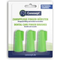 Canosept 3x Zahnpflege Finger-Bürsten von Canosept