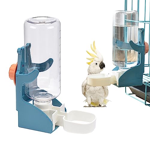 Canzoon Automatischer Wasserspender Vögel Haustier Automatischer Wasserspender Wellensittich Wasserspender Vogel Für Vögel Nymphensittiche Papageien (Blau) von Canzoon