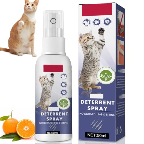 Katzenabwehrspray, 50ml Katzen Fernhaltespray für Innen, Kratzfestes Spray, Anti Kratz Spray für Katzen, Fernhaltemittel für Katzen, Beruhigungsmittel für Katzen, Kratzfestes für Pflanzen,Böden,Möbel Katzenabwehrspray, 50ml Katzen Fernhaltespray für Innen, Kratzfestes Spray, Anti Kratz Spray für Katzen, Fernhaltemittel für Katzen, Beruhigungsmittel für Katzen, Kratzfestes für Pflanzen,Böden,Möbel von Capgoost