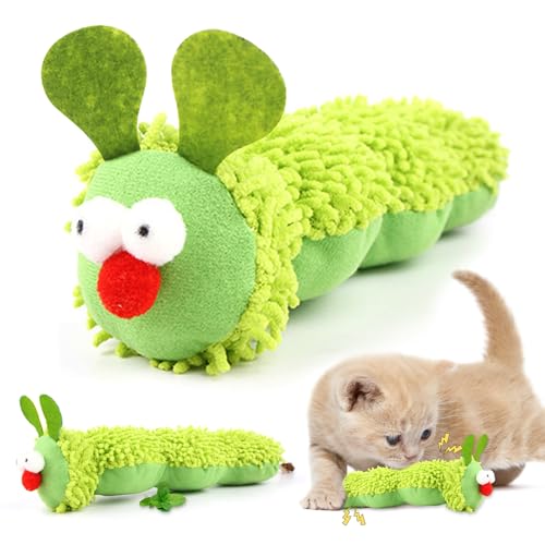 Katzenminze Spielzeug, 2 Stück Katzen Spielzeug, Interaktives Katzenspielzeug, Raupe Plüsch Katzenkissen mit Katzenminzen, Weiches Langlebiges Katzenspielzeug, Cat Toys für Katzen Zahnpflege Katzenminze Spielzeug, 2 Stück Katzen Spielzeug, Interaktives Katzenspielzeug, Raupe Plüsch Katzenkissen mit Katzenminzen, Weiches Langlebiges Katzenspielzeug, Cat Toys für Katzen Zahnpflege von Capgoost