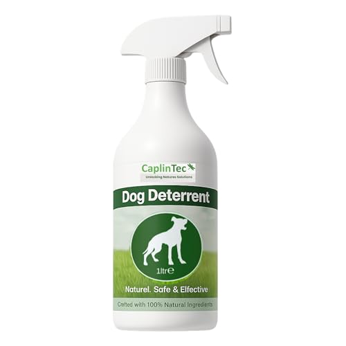 CaplinTec Hundeabwehrspray für den Außenbereich, natürliche duftende Urinkontrolle, verhindert das Jäten von Töpfen, sichere Welpenschreck für den Garten, Anti-Urin-Markierung, Haustier- und CaplinTec Hundeabwehrspray für den Außenbereich, natürliche duftende Urinkontrolle, verhindert das Jäten von Töpfen, sichere Welpenschreck für den Garten, Anti-Urin-Markierung, Haustier- und von CaplinTec