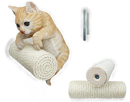 Capri Corner Sisal Stufe, Wand Treppe für Katzen - 20 cm x 7 cm [Menge wählbar] Katzenwand (3 Stück) von Capri Corner